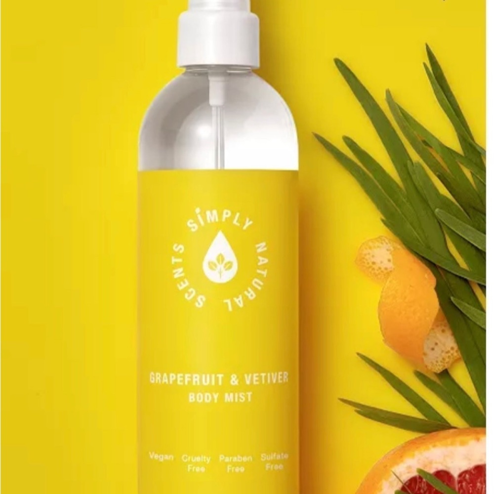 Simply Natural Scents Grapefruit & Vetiver Body Mist 10-oz.
